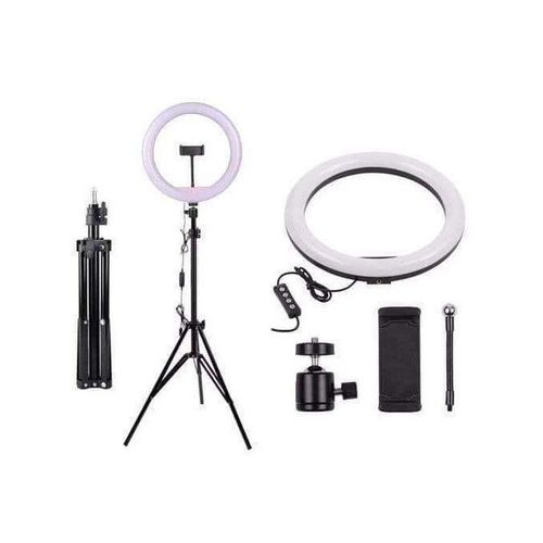 Universal 12inch led Ringlight with 2.1m tripod stand and phone holder for vlogging