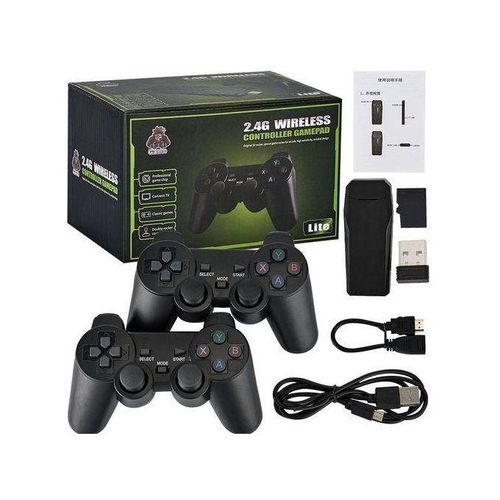 M8 4K Retro Gaming Console Stick – 64GB Or 32GB Storage, Built-in 10000/3550 Games, 2.4GHz Wireless Controllers – Supports PS1, GBA, Arcade Classics, TV HDMI Output