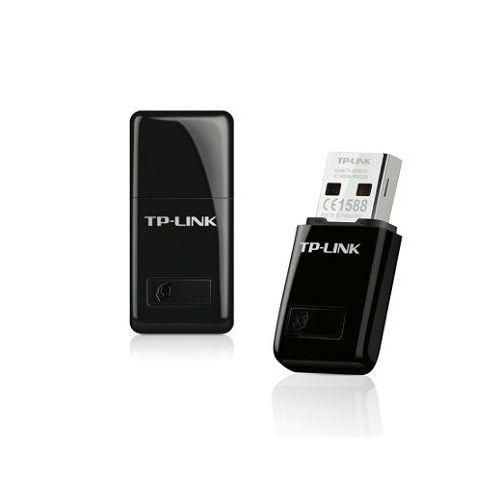 TP Link 300Mbps Mini Wireless N USB WiFi Adapter, Ideal For Smooth HD Video, Online Gaming And Voice Streaming, USB 2.0, Supports Windows 10/8.1/8/7/XP, Mac OS, Linux(TL-WN823N)