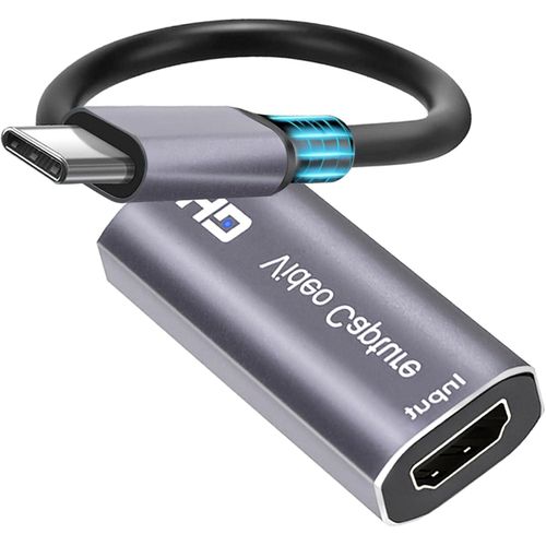 4K HDMI to USB3.0/Type C Video Capture Card 1080 Game Audio Video Live Streaming