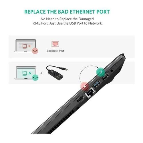 USB to Ethernet Converter USB3.0 to RJ45 Network Adapter 10 100 1000 Mbps for Laptop Phone and Desktop RJ 45
