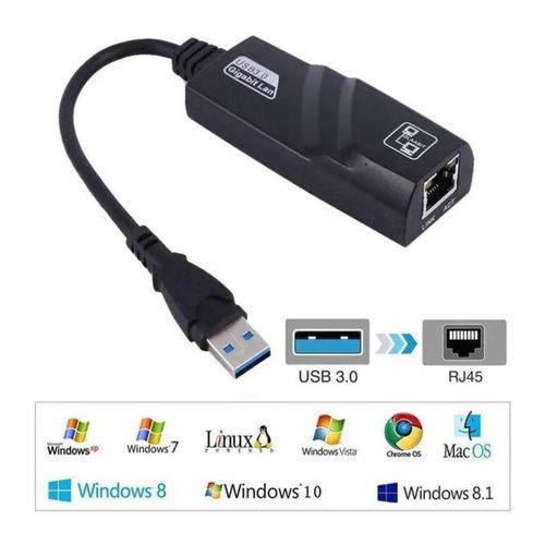 USB to Ethernet Converter USB3.0 to RJ45 Network Adapter 10 100 1000 Mbps for Laptop Phone and Desktop RJ 45