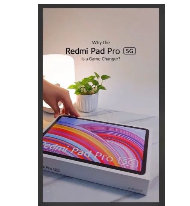 [BRAND NEW] Xiaomi Redmi Pad Pro 5G 256GB+8GB RAM Android 14, 12.1 inches, Octa-core 8MP main camera 8MP selfie camera Snapdragon 7s Gen 2 Corning Gorilla Glass 3 10000mAh Android Tablets