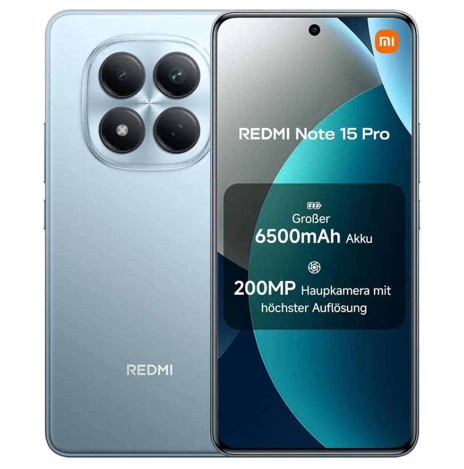 [New Arrival] XIAOMI Redmi Note 15 Pro 256GB+8GB 6.77" 120Hz AMOLED Display (200+8)MP Rear Camera 6500mAh Battery 45W Charge On-Screen Dual SIM IP65 Gorilla Glass Android AI Smartphones