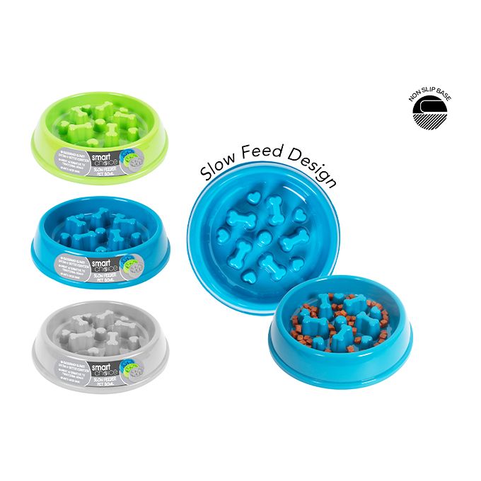 Smart Choice SLOW FEEDER PET BOWL