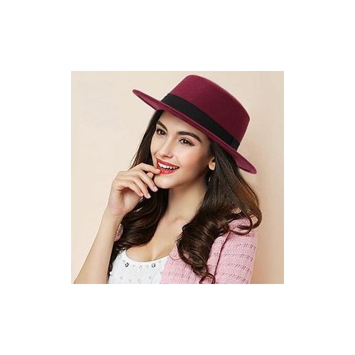 Fedora flat Brim Panama Fedora