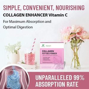 Collagen Peptides Powder Secret Formula To Youthful Skin, Luscious Hair, And Stronger Nails Whitening Glow Enzymes Protein Powder