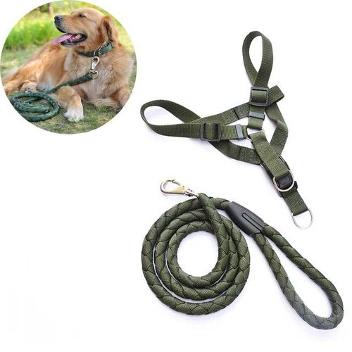 2pcs pet set(beaded leash set and a pet bowl)