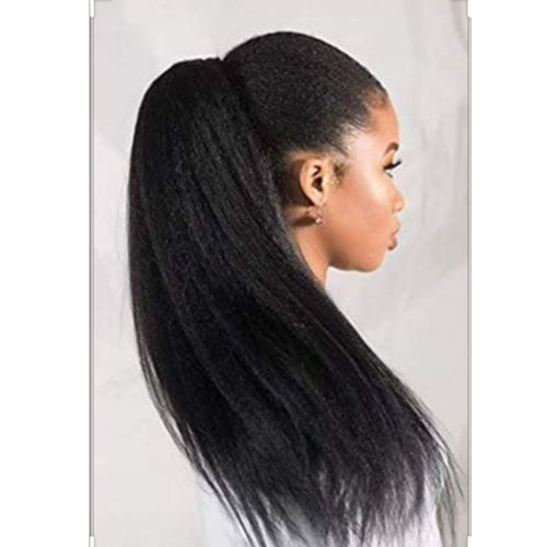 Natural Looking Straight Wraparound Ponytail Extension