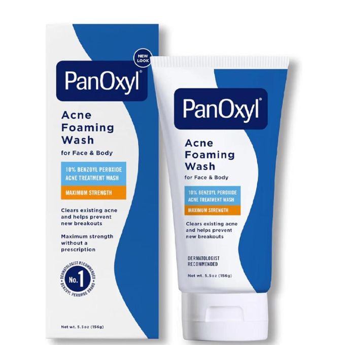 PanOxyl Acne Foaming Wash Benzoyl Peroxide 10% Maximum Strength