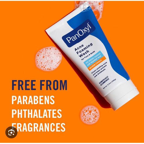 PanOxyl Acne Foaming Wash Benzoyl Peroxide 10% Maximum Strength