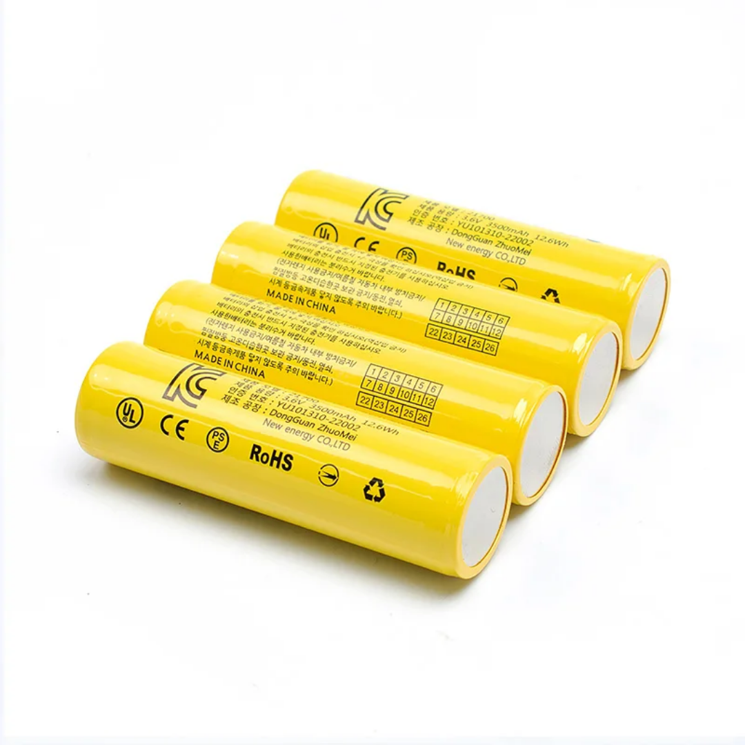 Rechargeable batteries size AA for pack 3800mwh