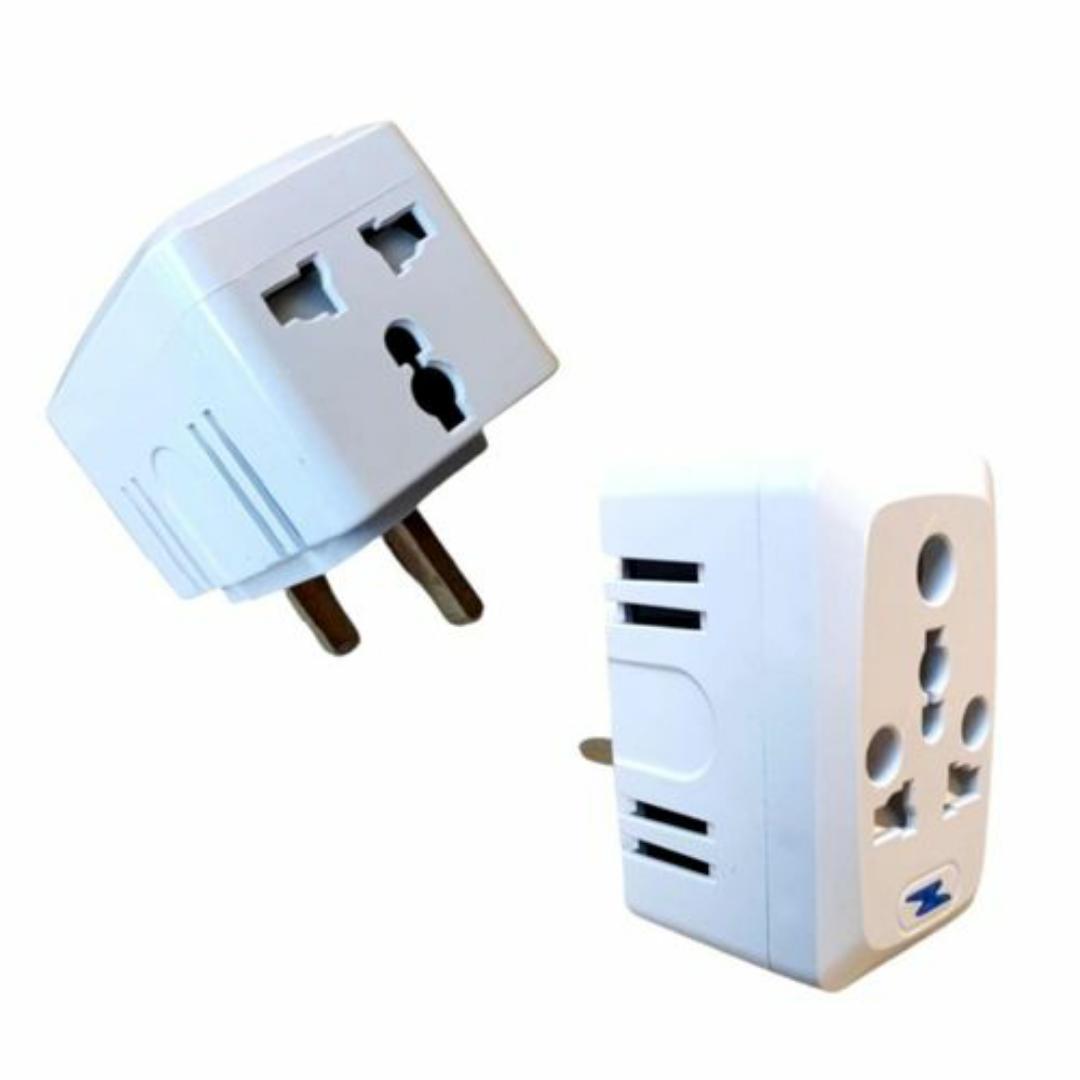 universal 13 Amp Electrical 3 Way Pin Socket Multi Plug Converter Universal Travel Adapter Adaptor – Charge Multiple Devices UK Multiplug