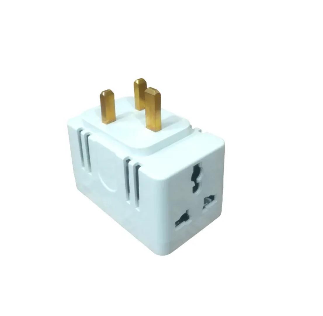 universal 13 Amp Electrical 3 Way Pin Socket Multi Plug Converter Universal Travel Adapter Adaptor – Charge Multiple Devices UK Multiplug