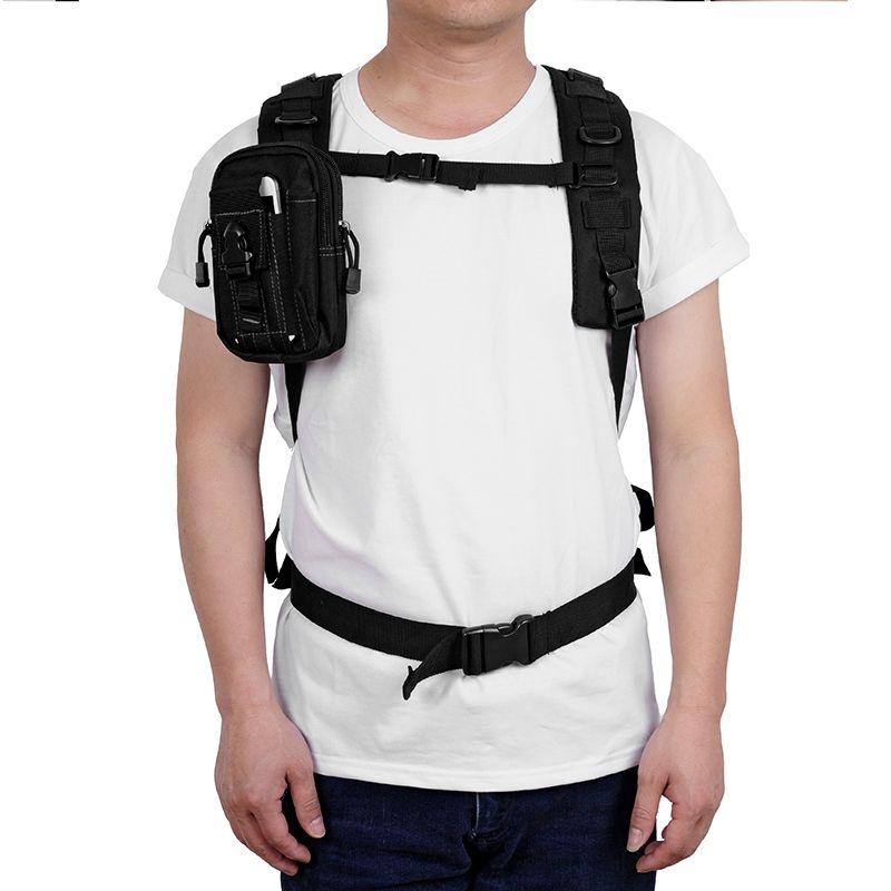 Sports Waist Bag Outdoor Tactical Waist Bag Camouflage Running 67-inch Accessories Mobile Phone Hanging Bag ACU One Size