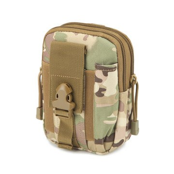 Sports Waist Bag Outdoor Tactical Waist Bag Camouflage Running 67-inch Accessories Mobile Phone Hanging Bag ACU One Size