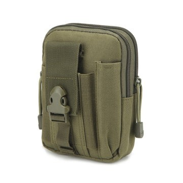 Sports Waist Bag Outdoor Tactical Waist Bag Camouflage Running 67-inch Accessories Mobile Phone Hanging Bag ACU One Size