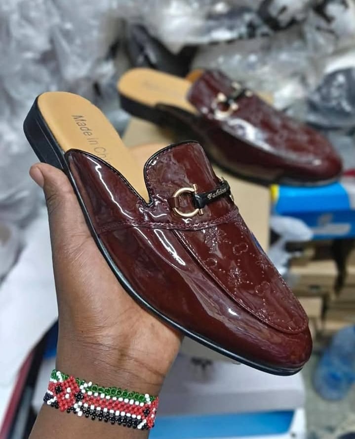 Men's Official Mules Shoes Available in Black, Brown & Tan
