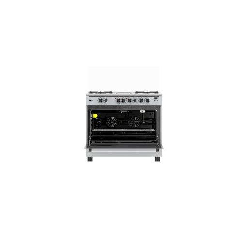 Haier 60×90 Cooker, 4 Gas Burner + 2 Electric Hot Plates, Gas Sensor & Cylinder Storage