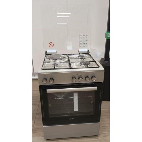 Simfer 60*60 Cooker With 3 Burners+1 Hotplate,Jet Valve Burner,Electric Oven