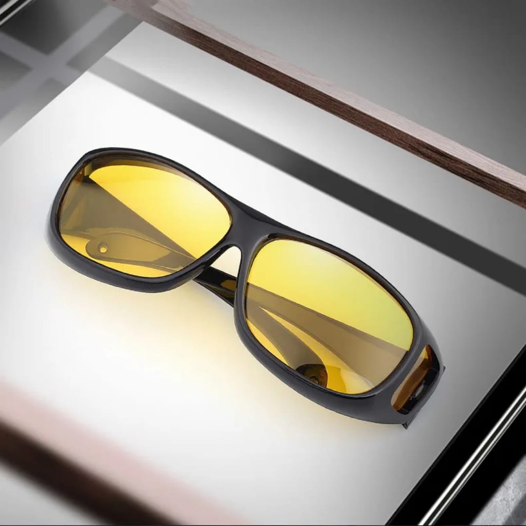 Car Night Vision Glasses Night Driving glasses UV400 HD- A Reason to smile whil driving at night and not getting the burning glare from oncoming vehicles!