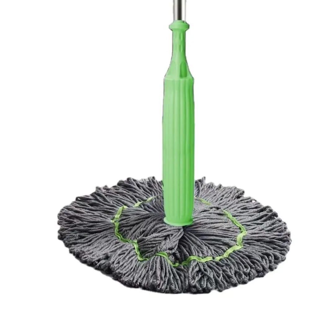 HANDS FREE SELF-SQUEEZING FLOOR MOP- ROTATES 360 DEGREES MAKING YOUR CLEANING EASY AND FASTER. No more touching of water when squeezing!!