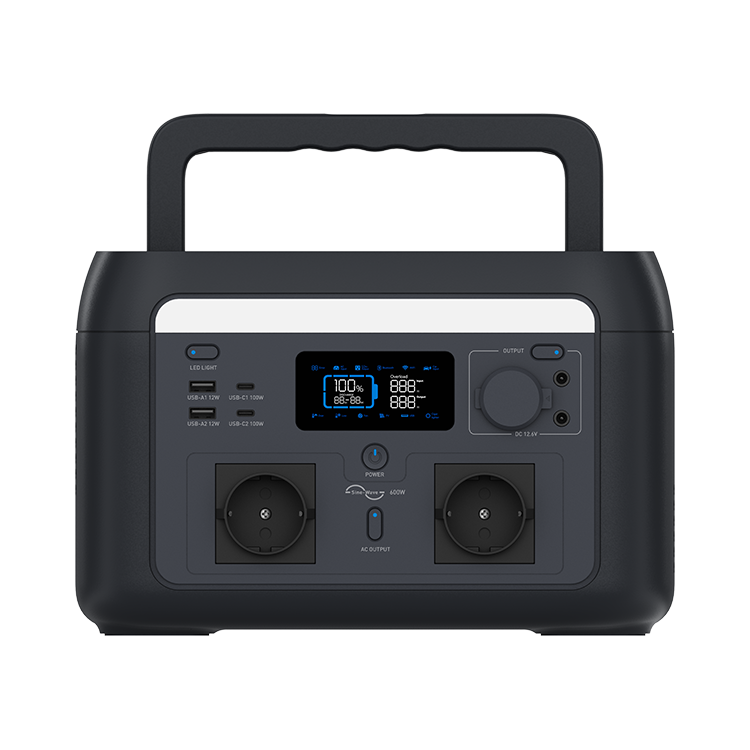 Hinen Portable Power Station 600W Rated Power Backup All-In-One Power Unit 2 Year Warranty - PS600