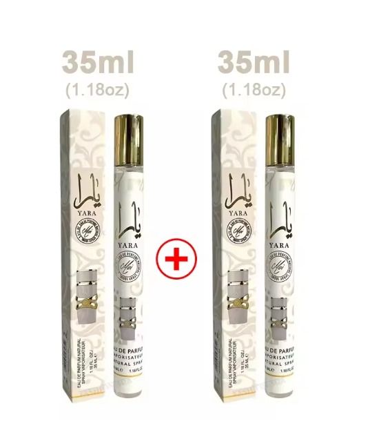 OFFER! 1pc Yara (WHITE) 35ml Travel Perfume – Sweet & Fresh Long-Lasting Fragrance for Men & Women (Lattafa Perfumes: Yara, Asad, Mayar or Khamrah)