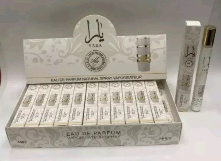 OFFER! 1pc Yara (WHITE) 35ml Travel Perfume – Sweet & Fresh Long-Lasting Fragrance for Men & Women (Lattafa Perfumes: Yara, Asad, Mayar or Khamrah)