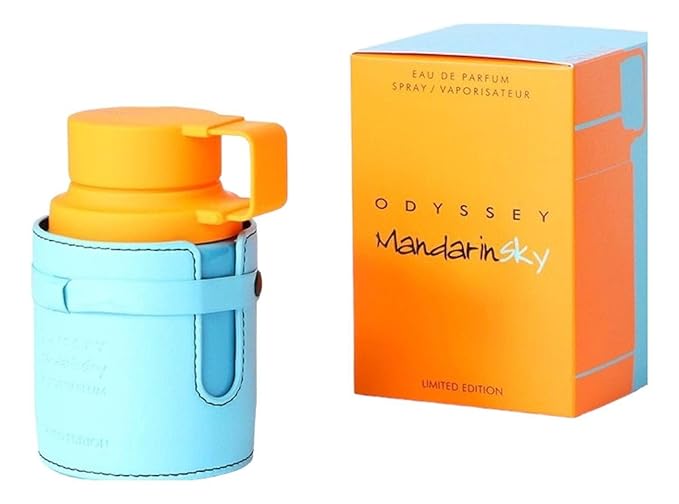 Odyssey Mandarin Sky Limited Edition EDP Spray 100ML (3.4 OZ) By Armaf | Long Lasting, Luxurious, Refreshing Aroma.