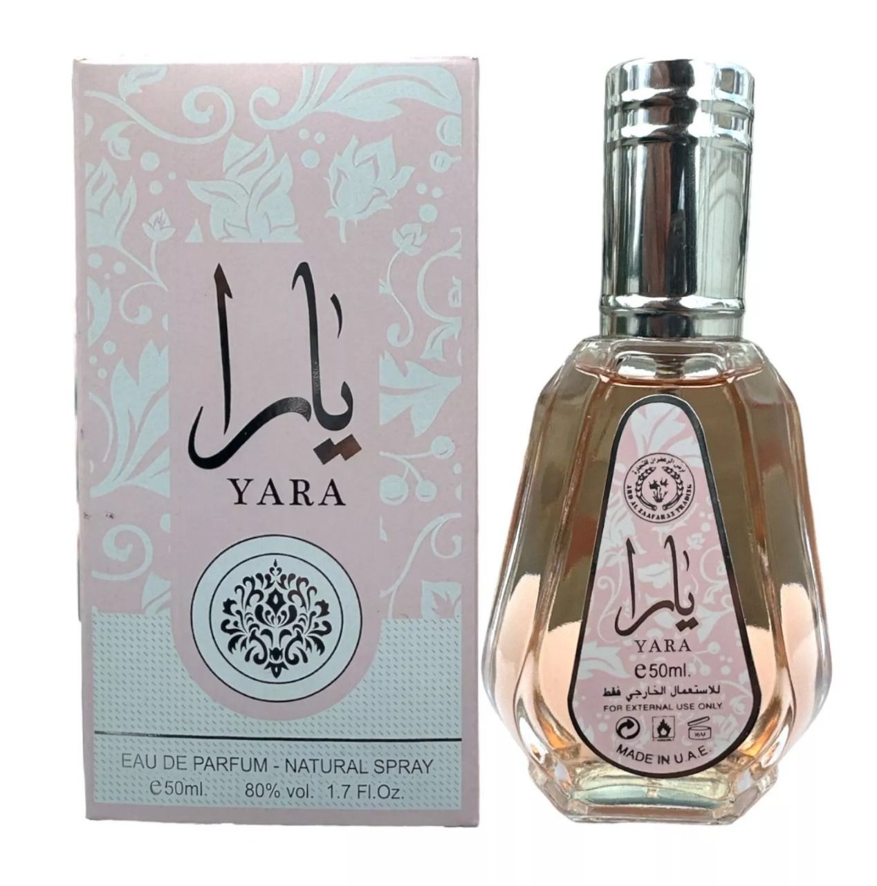 Yara Pink 50ml Long-Lasting Mini Perfume - Elegant & Cool Fragrance Gift for Her, Perfect for Special Occasions