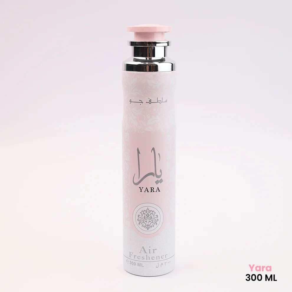 (Bundle Offer) Yara Air Freshener + Yara Perfumed Body Spray by Lattafa – Elegant, Long-Lasting Fragrance for Home & Body