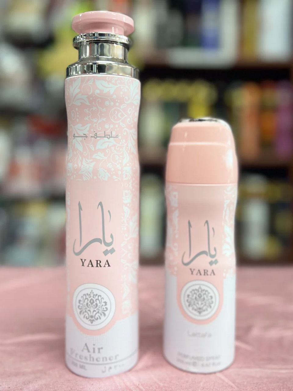 (Bundle Offer) Yara Air Freshener + Yara Perfumed Body Spray by Lattafa – Elegant, Long-Lasting Fragrance for Home & Body