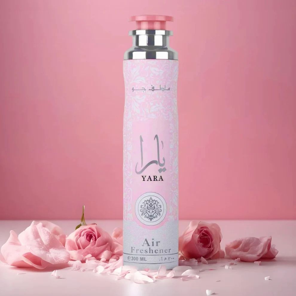 (Bundle Offer) Yara Air Freshener + Yara Perfumed Body Spray by Lattafa – Elegant, Long-Lasting Fragrance for Home & Body