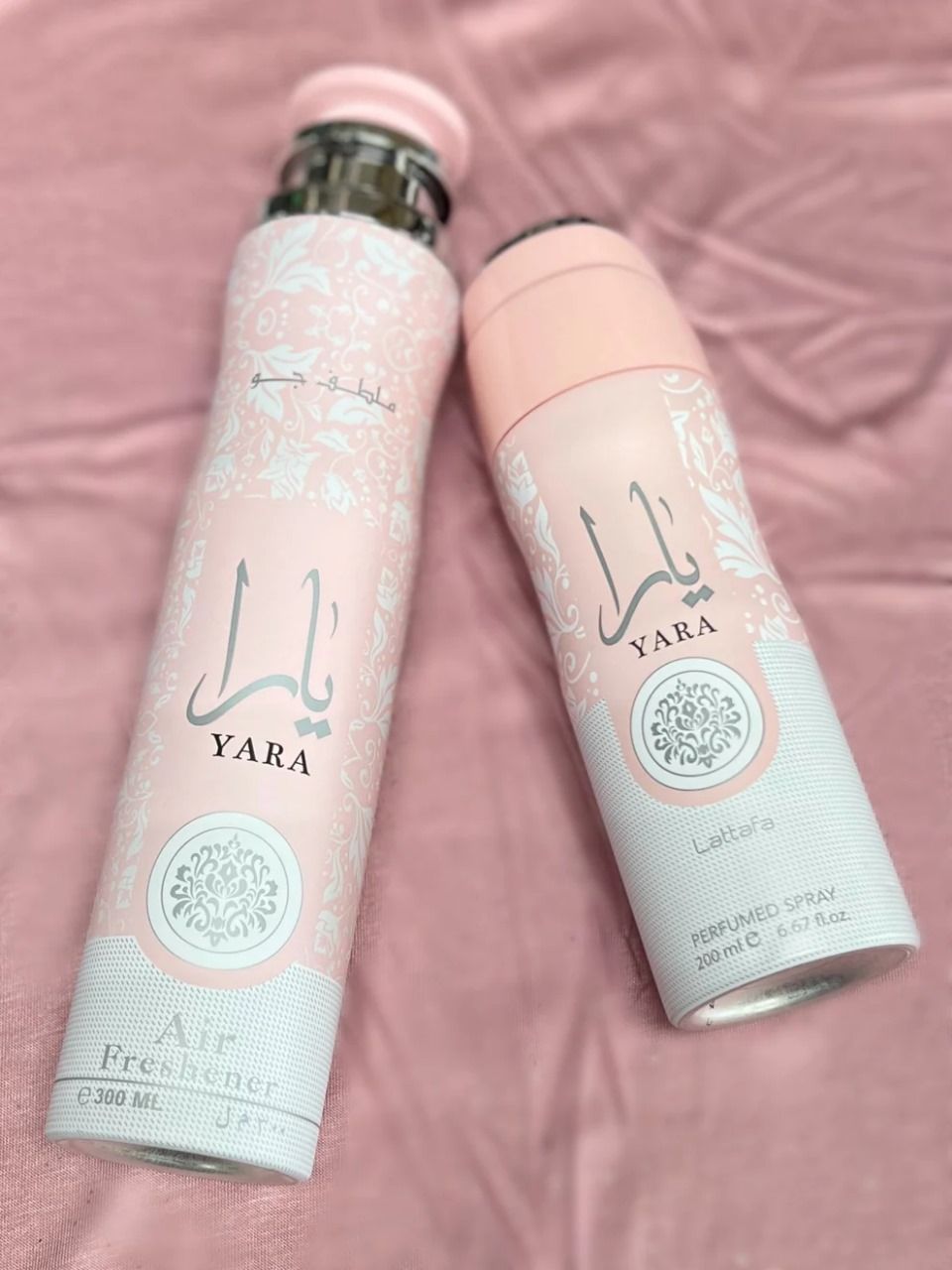 (Bundle Offer) Yara Air Freshener + Yara Perfumed Body Spray by Lattafa – Elegant, Long-Lasting Fragrance for Home & Body