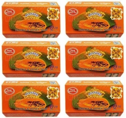 OFFER!! Original Asantee Papaya And Honey Anti Acne Soap – Nourishing, Natural Skincare for Smooth & Glowing Skin**Asante soap