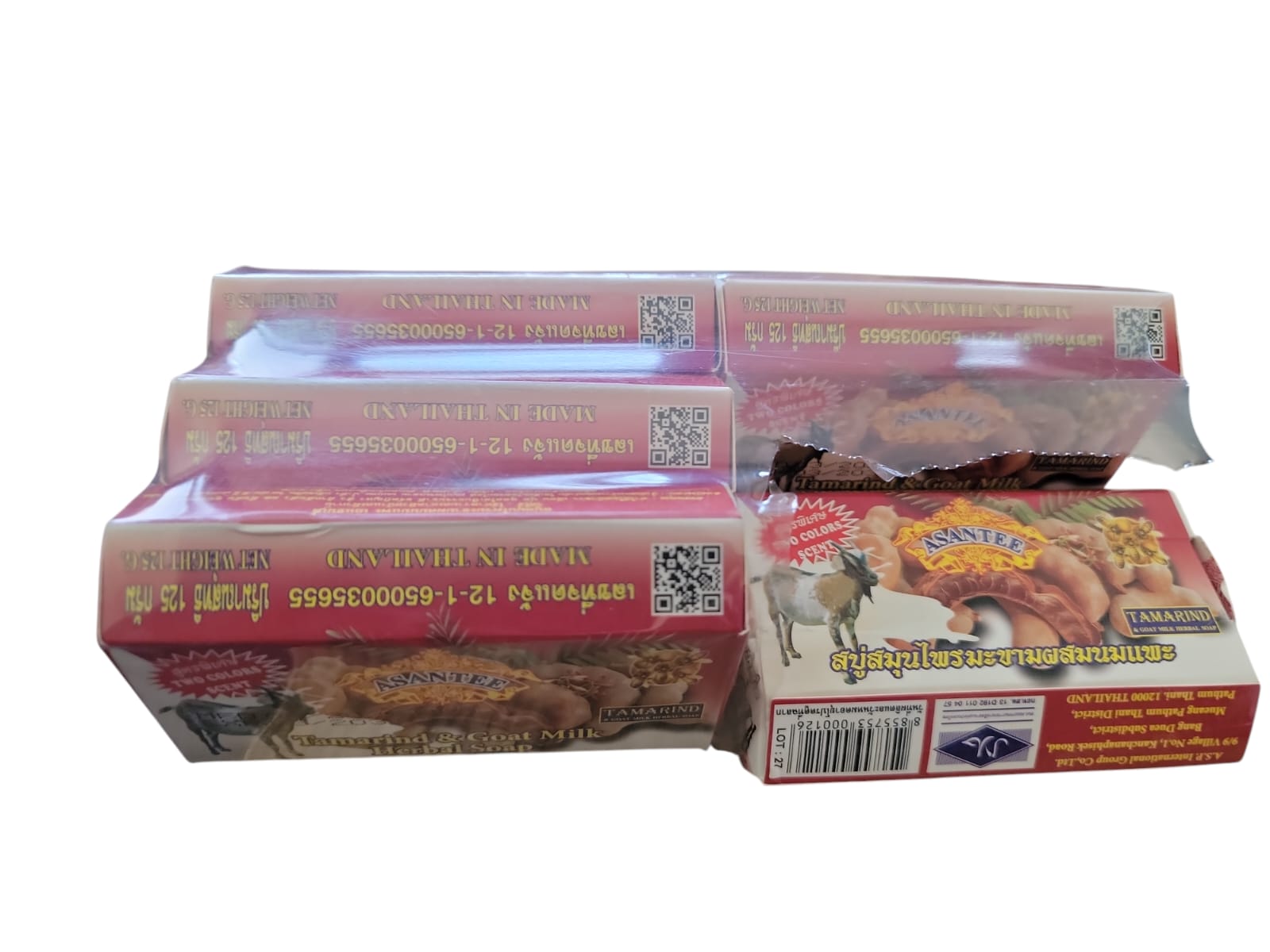 Original Asantee Tamarind & Goat Milk Herbal Soap  - Natural Skin Care Soap for Nourishing & Moisturizing, Ideal for All Skin Types/Asante soap