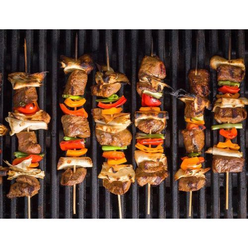 Quality Barbecue BBQ Wooden Bamboo Skewers Sticks, "Mshikaki" cake Skewers Pack