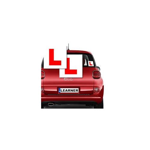 2pcs set Learner L Sign Car Sticker Learner Driver Sticker Set