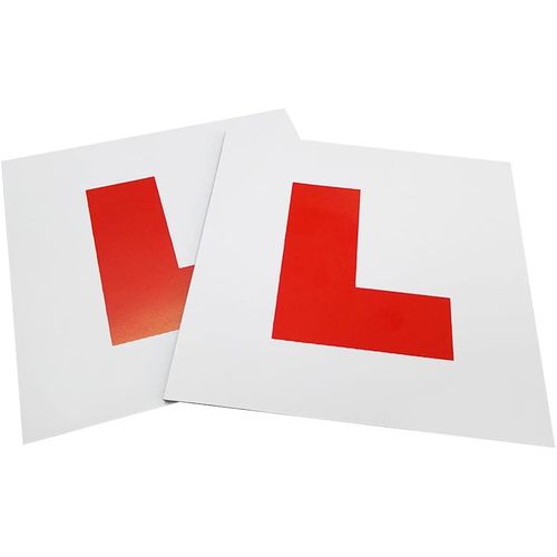 2pcs set Learner L Sign Car Sticker Learner Driver Sticker Set