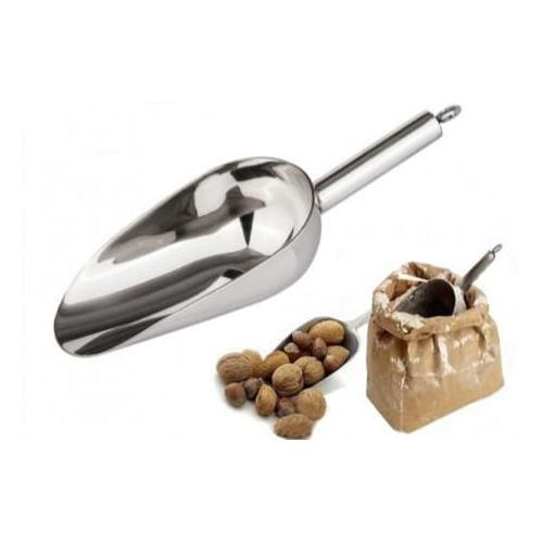 Stainless Steel  Food Cereal Scoop Metal Ice Scooper for Food, Popcorn, Candy, Multipurpose for Bar Restaurant/home