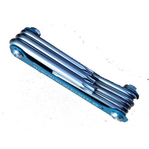 Pocket Star Hex Torx Key Foldable L N Key Set 8 in1 Folding Hex Key Box Wrench Set