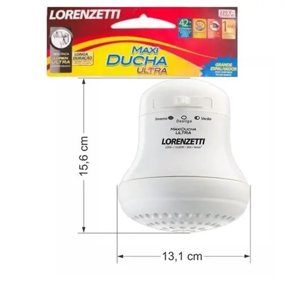 Maxi Ducha Ultra Instant Shower for Normal, Salty & Borehole Water