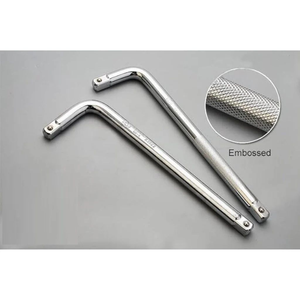 L Wrench Heavy Duty CRV 1/2 Handle Box Socket Sleeve Handle L Wrench Chrome Box Wheel Spanner