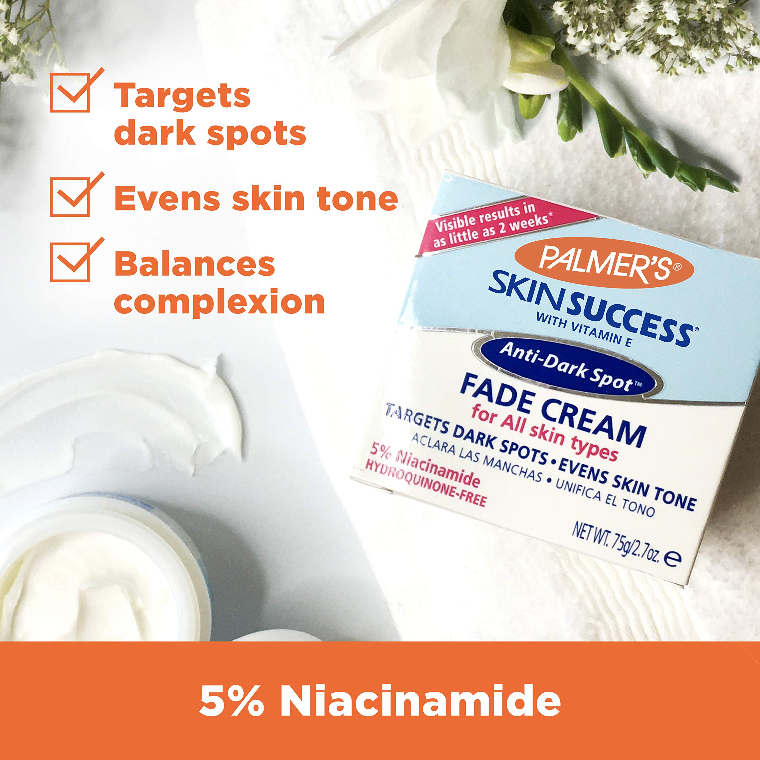 Palmer’s Skin Success Anti-Dark Spot Fade Cream with Vitamin E and Niacinamide, Suitable for All Skin Types