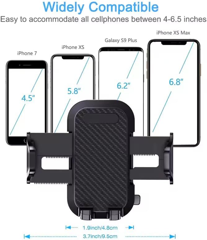 Universal Car Mobile Phone Holder  360° Adjustable Dashboard, Windshield & Desk Mount for Hands-Free Driving and Easy Viewing Car Dashboard Mount
