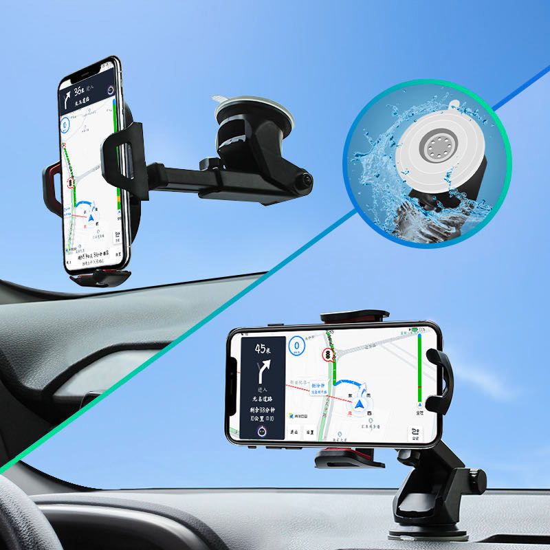 Universal Car Mobile Phone Holder  360° Adjustable Dashboard, Windshield & Desk Mount for Hands-Free Driving and Easy Viewing Car Dashboard Mount
