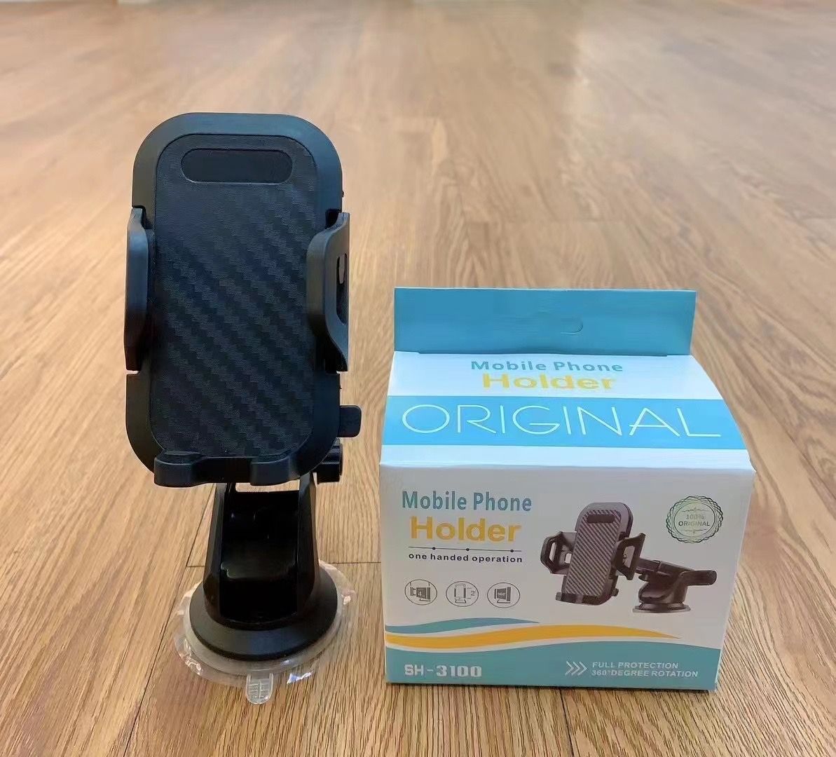 Universal Car Mobile Phone Holder  360° Adjustable Dashboard, Windshield & Desk Mount for Hands-Free Driving and Easy Viewing Car Dashboard Mount
