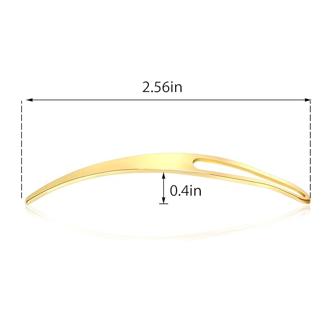 2 Pcs Dreadlock Tool Interlocking Tool for Locs, 3 Styles Easyloc Hair Crochet Needle for Dreadlocks, Interlocks & Sisterlocks Maintenance, Tightening Accessory for Braid Hair Making (Silver & Gold)