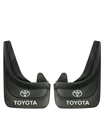 Toyota Mudflaps Mud Flaps Splash Guards Fender, Front Rear Mudguard Kit Auto Fender Mudflaps with Screws Full Protection Customized